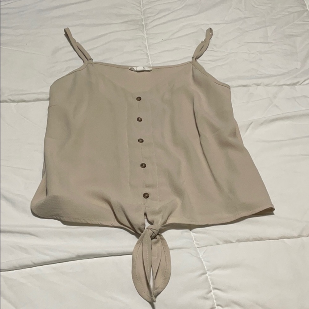Beige tank top